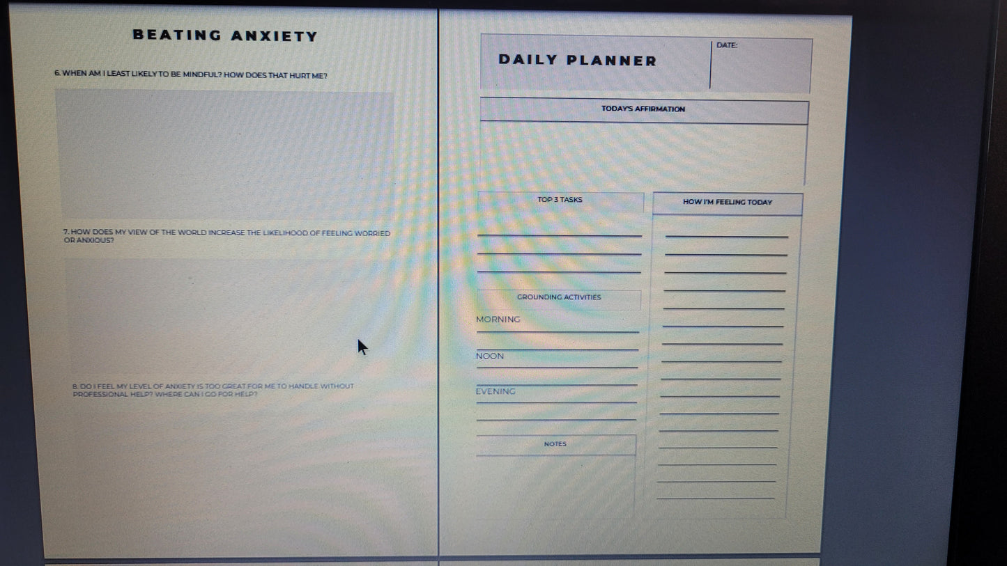 Anxiety Therapy Planner
