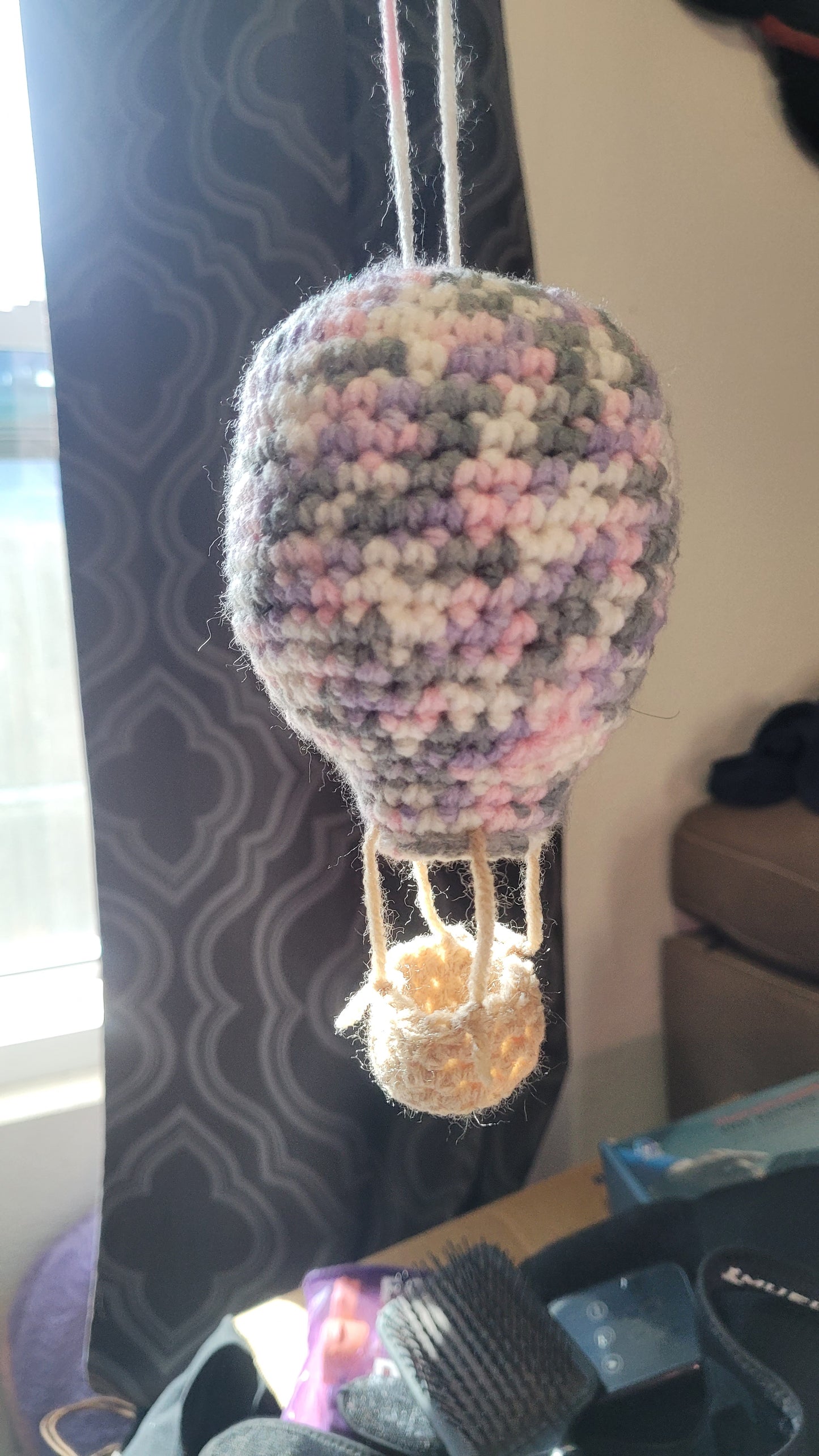 Hot Air Balloon car charm
