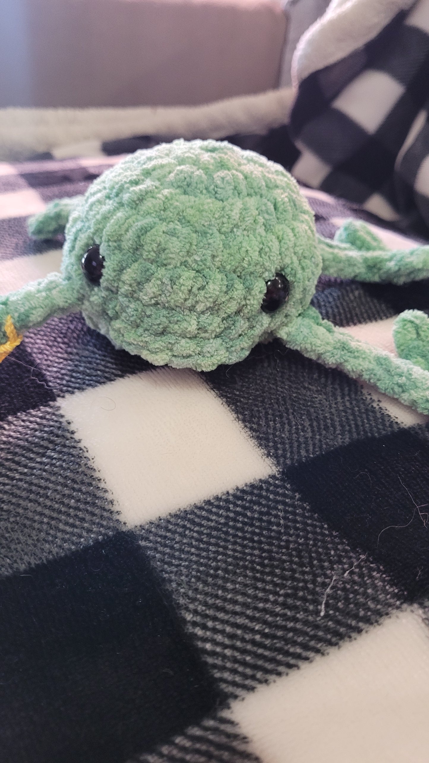 Crochet bull frog