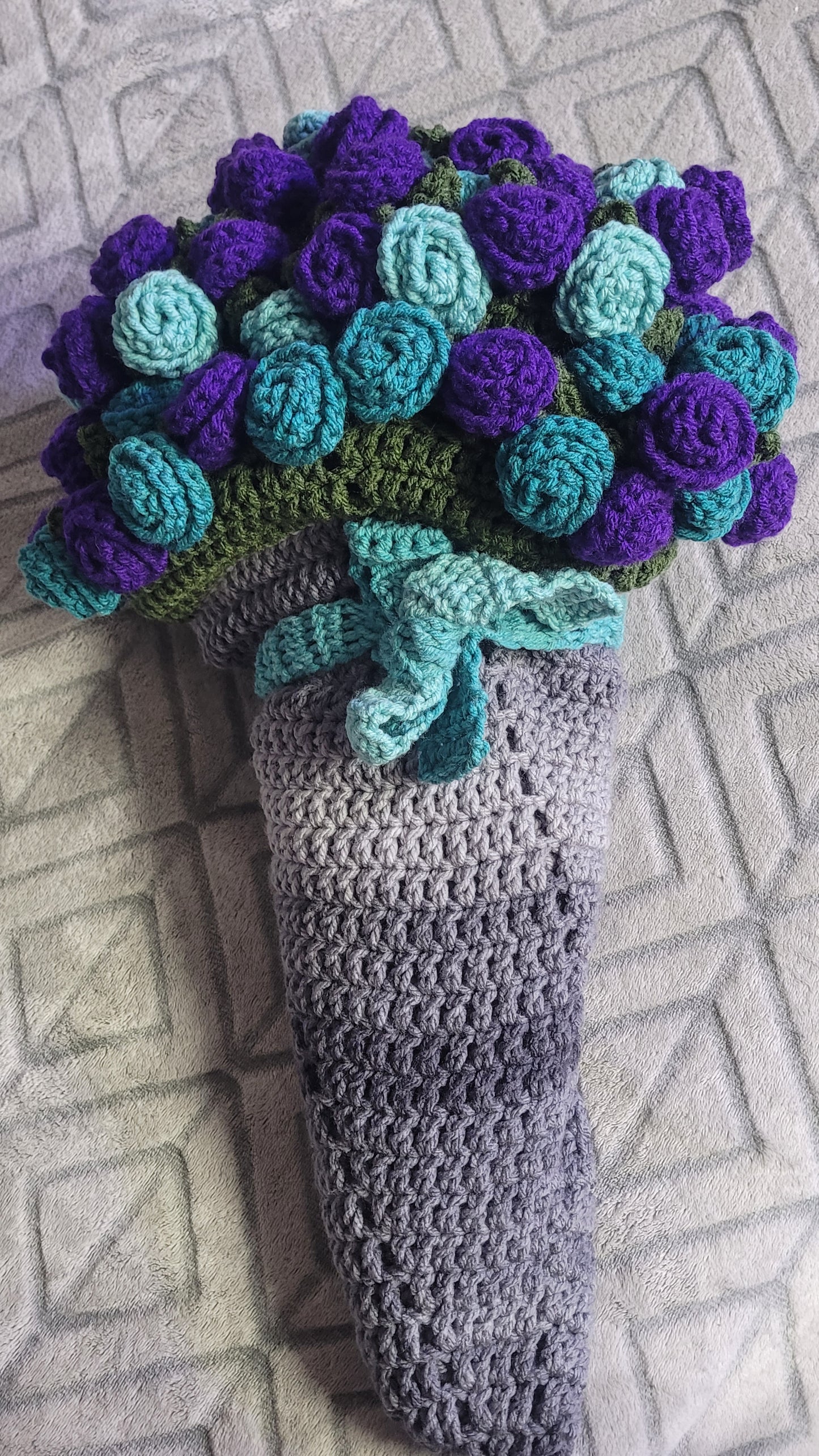 Flower Bouquet Blanket 40"