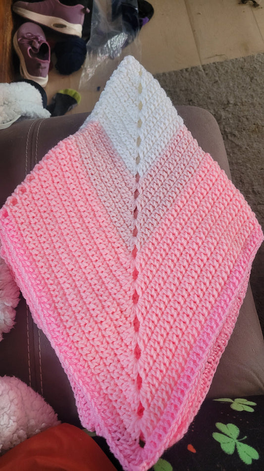 Shades of pink star blanket