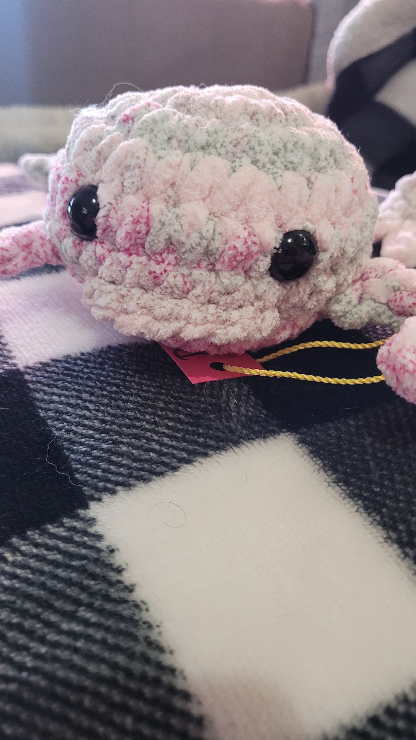 Crochet bull frog